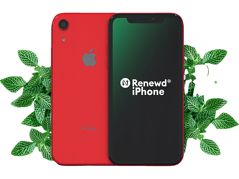 RENEWD IPHONE XR RED 64GB 64 GB Red Dual SIM