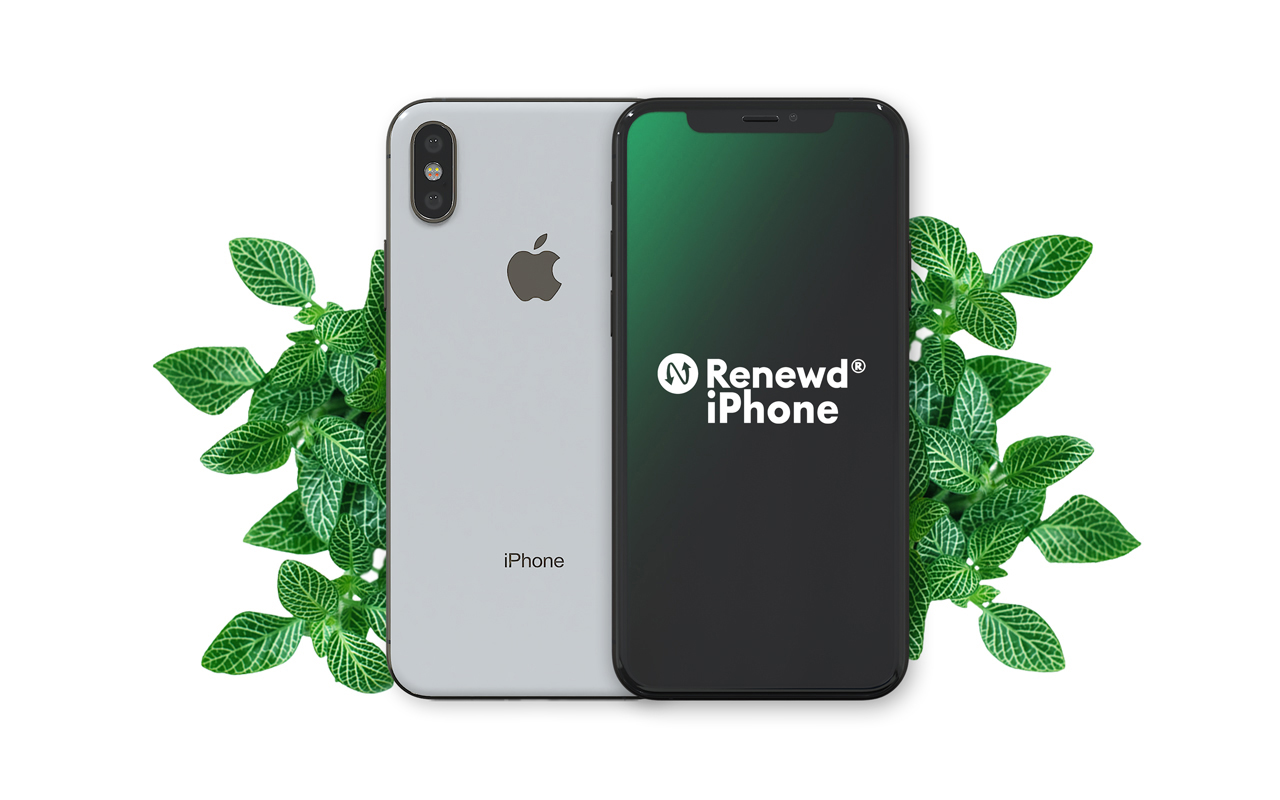 RENEWD iPhone XS 64 GB Silver Dual SIM