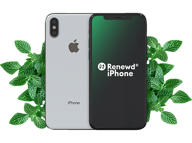 RENEWD iPhone XS 64 GB Silver Dual SIM