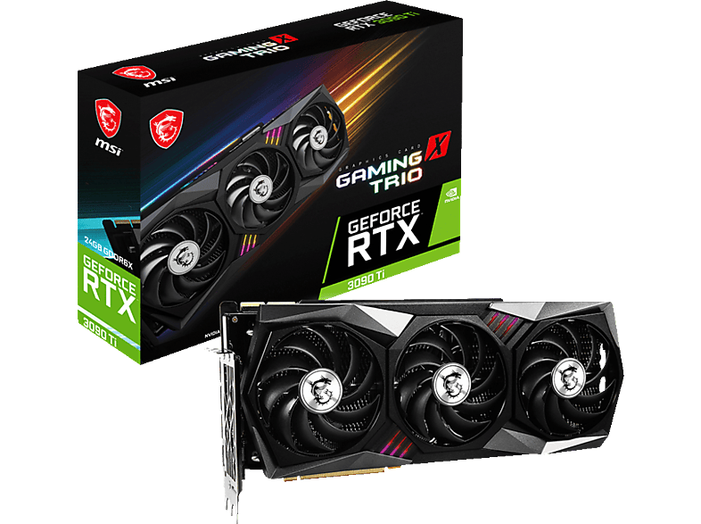 Grafikkarte MSI Geforce RTX 3090 TI GAMING X TRIO 24 G (V509-014R ...