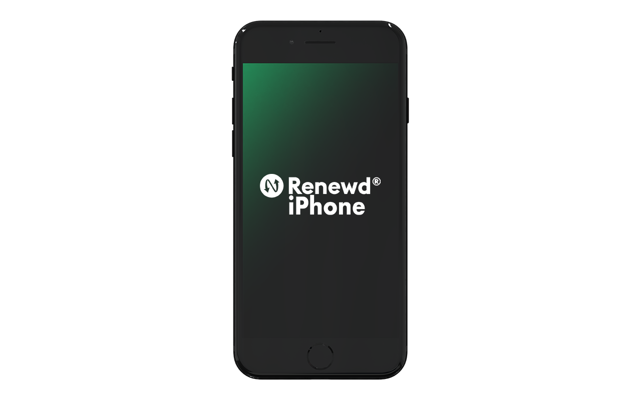 RENEWD iPhone SE 2020 64 GB Black Dual SIM