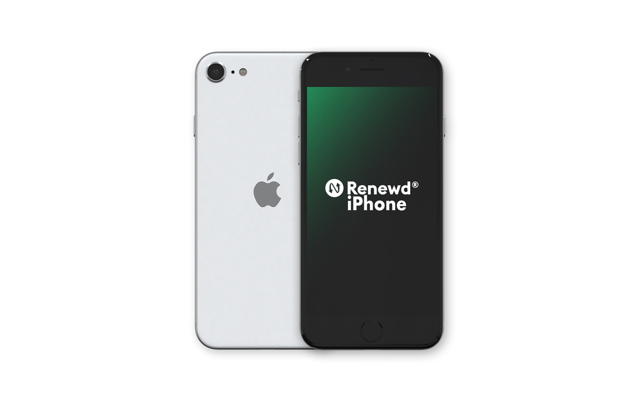 RENEWD iPhone SE 2020 64 GB White Dual SIM