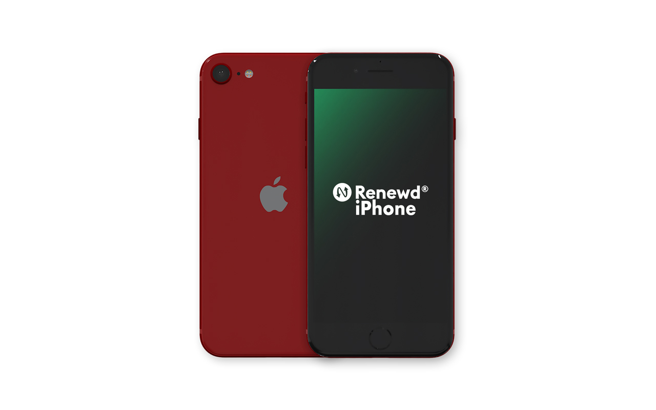 RENEWD iPhone SE 2020 64 GB Red Dual SIM
