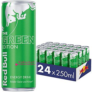 REDBULL 861029 Green Edition, Energy Drink, 24 x 0.25 L