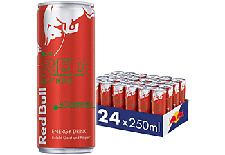 REDBULL Energy Drink Red Edition Wassermelone 24x0.25 L Energy Drink, Rot