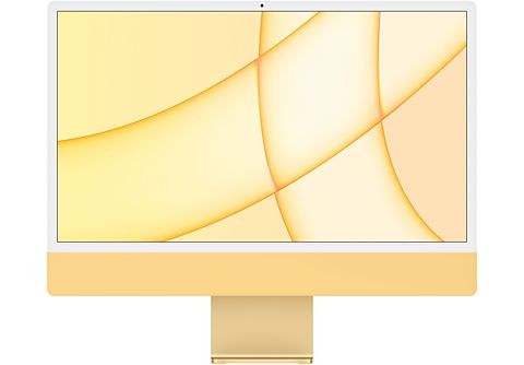 REACONDICIONADO APPLE iMac (2021), 24" Retina 4.5K, Chip M1 de Apple, 8 GB RAM, 256 GB SSD, macOS Big Sur, Teclado Magic Keyboard, Amarillo