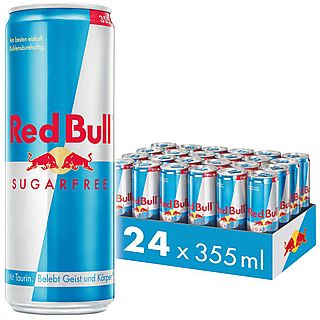 REDBULL 220665 Red Bull Sugarfree, Energy Drink, 12 x 0.355 L