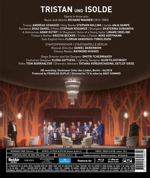 Schager/Kampe/Gubanova/Barenboim/+ - TRISTAN UND ISOLDE (Blu-ray) 