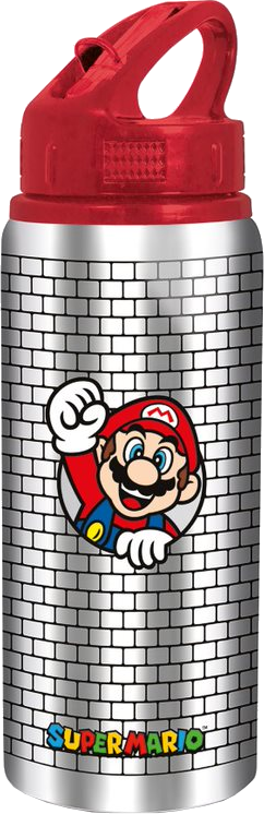 Super Mario alumínium kulacs