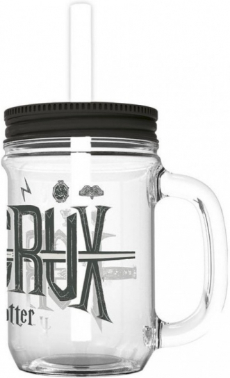 Harry Potter pohár tetővel, szívószállal