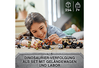 LEGO Jurassic World 76951 Pyroraptor & Dilophosaurus Transport Bausatz, Mehrfarbig