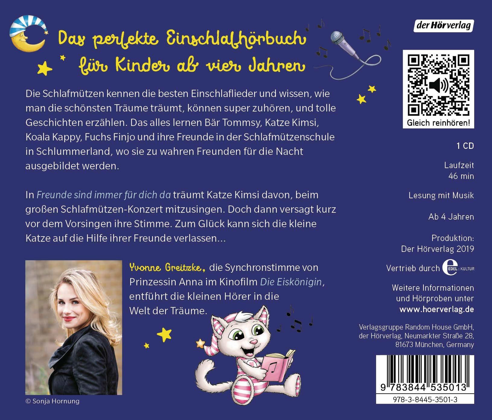 Buchcover mit Text und Bild einer Frau und einer Cartoon-Katze.