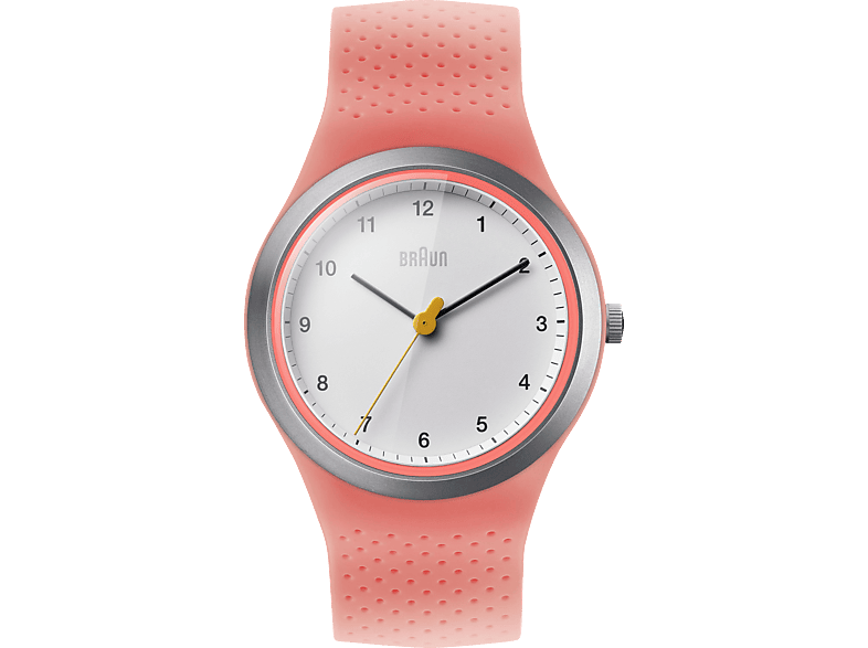 BRAUN BN0111WHPKL Armbanduhr Silikonarmband