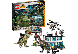 LEGO Jurassic World 76949 Giganotosaurus & Therizinosaurus Angriff Bausatz, Mehrfarbig