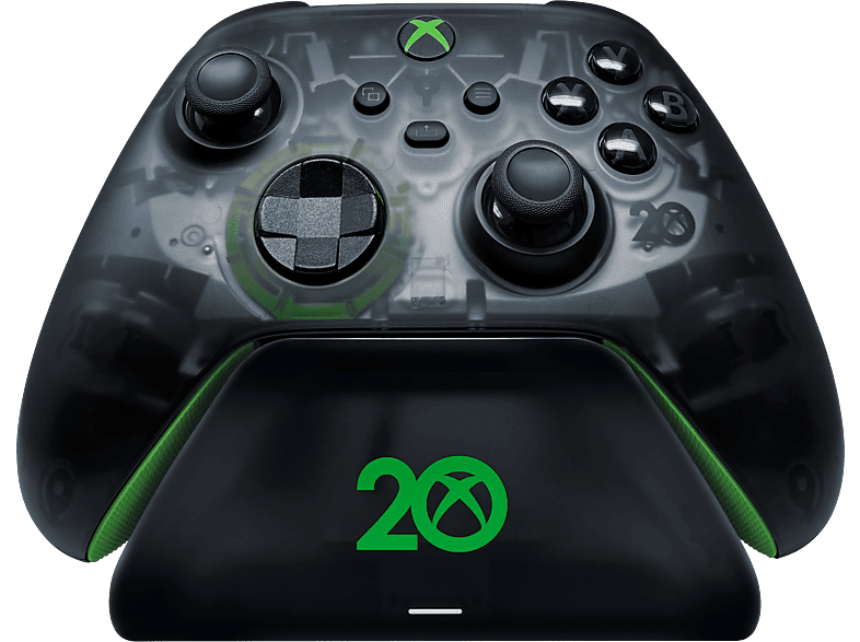 RAZER Universal Schnellladestation für Xbox - Xbox 20TH Anniversary Limited Edition, Zubehör für Xbox, Mehrfarbig | Xbox One Kabel & Zubehör
