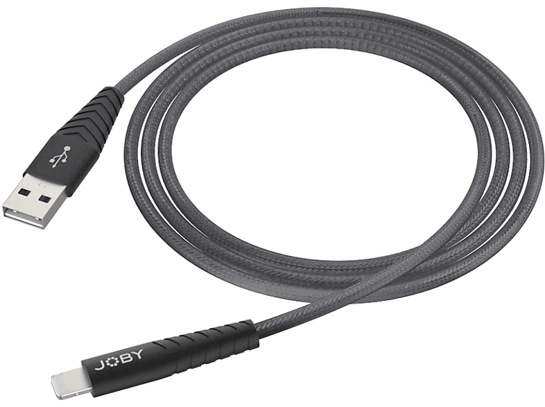 Vitec Usb-a - Lightning-kabel 2.4 A 1.2 M Zwart (jb01816-bww)