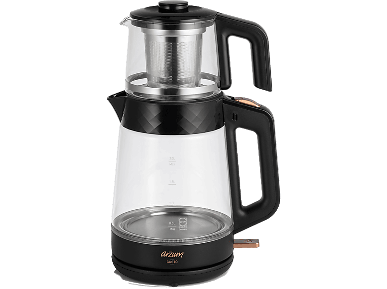 Arzum Ar3101-Cc Gusto 1900W Çay Makinesi Siyah