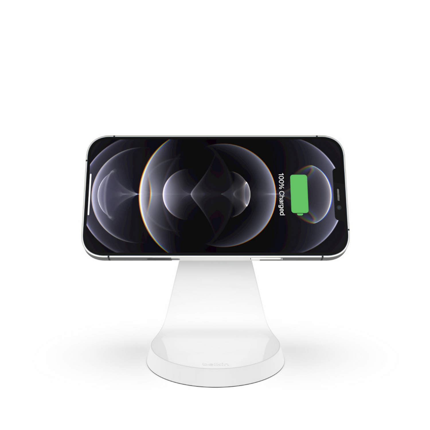 Soporte móvil - Belkin WIB003VFWH, Comptible Con iPhone, Potencia 20 V, Blanco