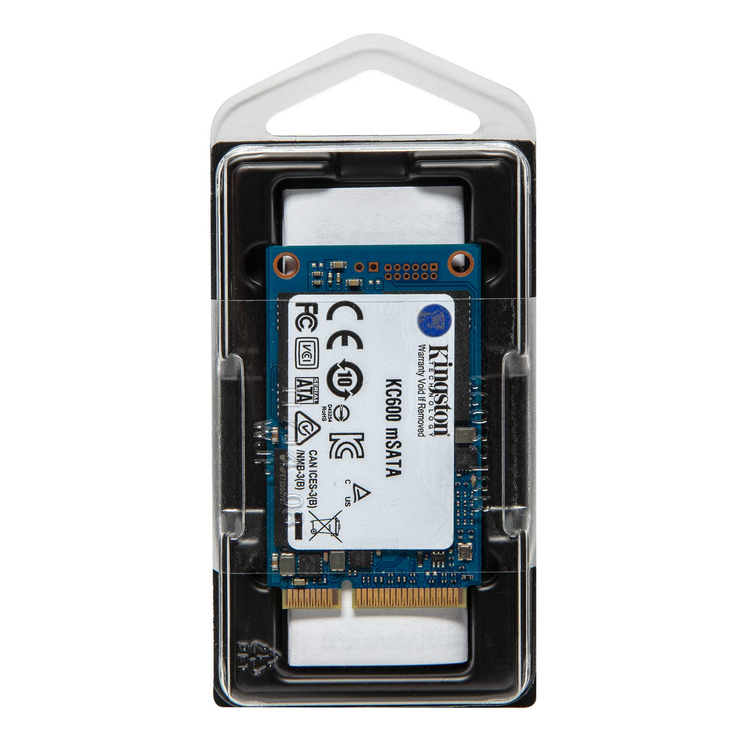 Disco duro SSD interno 512 GB - Kingston SKC600, mSata, Azul