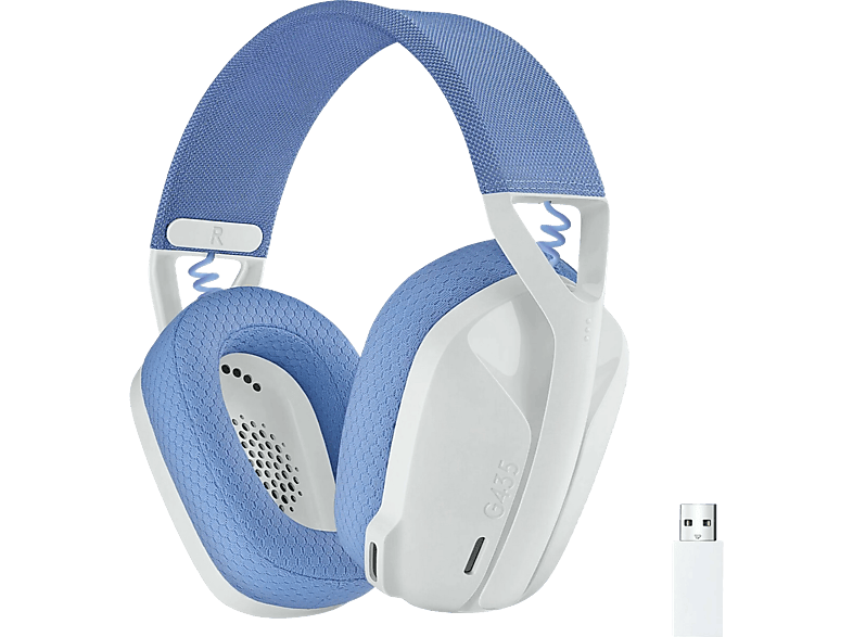 Auriculares gaming  Logitech G G733, Diadema, Inalámbricos, Micrófono, PC/Mac/PS,  Hasta 29h de batería, 7.1 canales, 16.8 millones de colores, Blanco