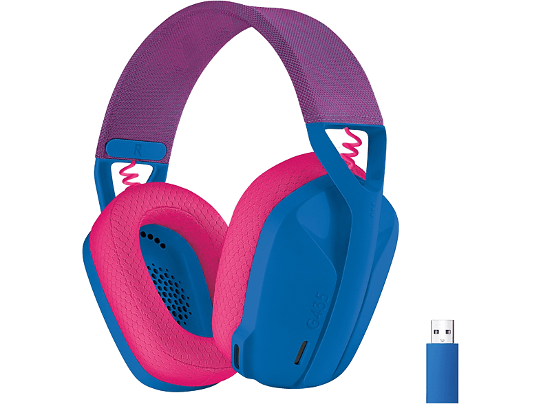 Auriculares gaming  Logitech G G733, Diadema, Inalámbricos, Micrófono, PC/Mac/PS,  Hasta 29h de batería, 7.1 canales, 16.8 millones de colores, Blanco