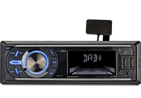 CALIBER Autoradio DAB+ FM bluetooth USB SD 4x75 Watt Noir (RMD049DAB)