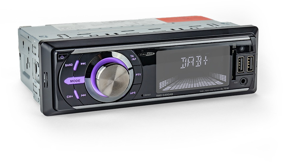 CALIBER Autoradio DAB+ FM bluetooth USB SD 4x75 Watt Noir (RMD049DAB)