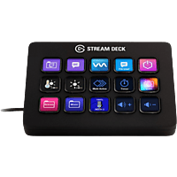 Capturadora de vídeo - Elgato Stream Deck MK.2 10GBA9901, Para PC y Mac, 15 Teclas macro, Negro