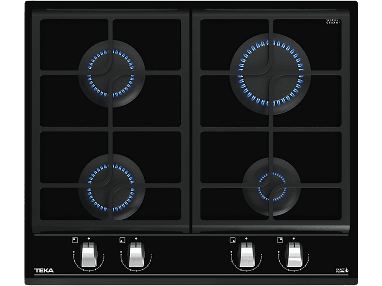 Teka E/60.3 40 Acero inoxidable Integrado 60 cm Encimera de gas 4