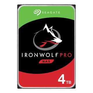 SEAGATE IronWolf Pro NAS - Festplatte (HDD, 4 TB, Silber/Schwarz)