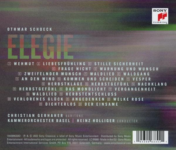 CD hátlap dalcímekkel és kreditekkel. A háttérben színes absztrakt formák láthatók.