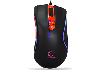 RAMPAGE SMX-R9 Plus Siyah/Kırmızı 1000-4000DPI RGB Mouse Outlet 1190113