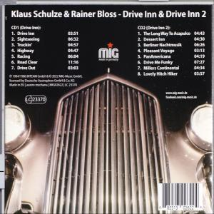 Klaus Schulze & Rainer Bloss - Drive Inn 1 And Drive Inn 2  - (CD)
