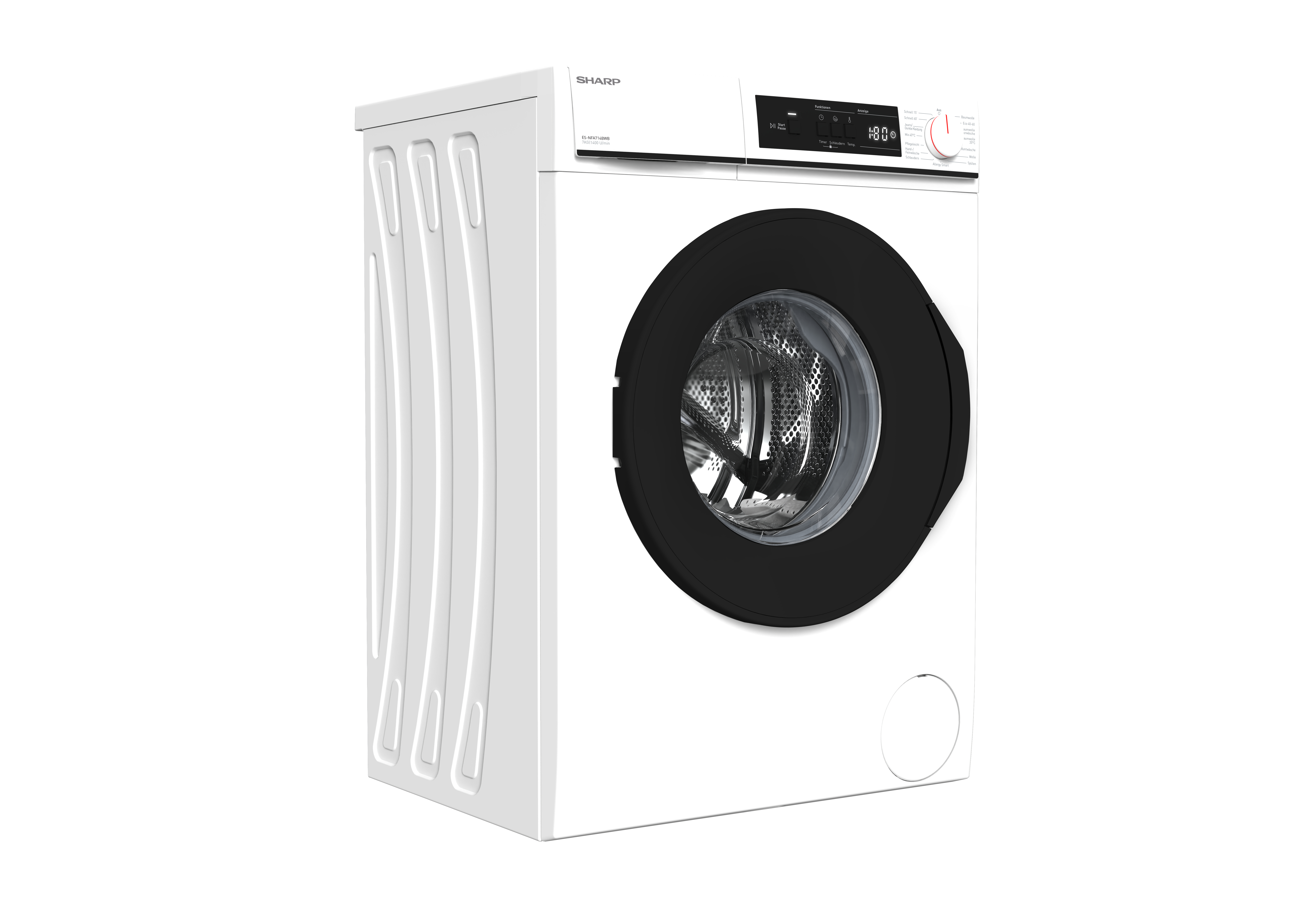 SHARP ES-NFA714BWB-DE Frontlader (7 kg, 1330 U/Min., B)