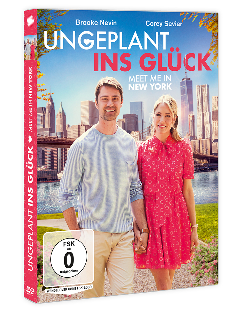 DVD-Cover mit Paar, das Händchen hält, Titeltext und Stadtlandschaft.