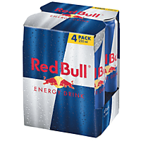 REDBULL 201324 Red Bull, Energy Drink, 4x 0.25 L