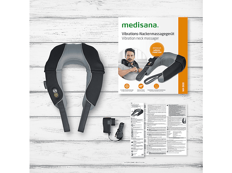 Medisana NM 868 Vibrations-Nackenmassagegerät, Schwarz — Foto 4 von 4