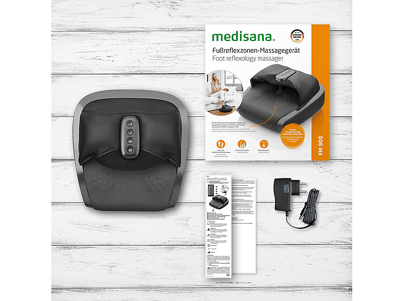 Medisana FM 900 Fußreflexzonen-Massagegerät, Schwarz — Foto 4 von 5
