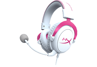 HYPERX Cloud II Headset Kablolu Kulak Üstü Kulaklık Beyaz Pembe