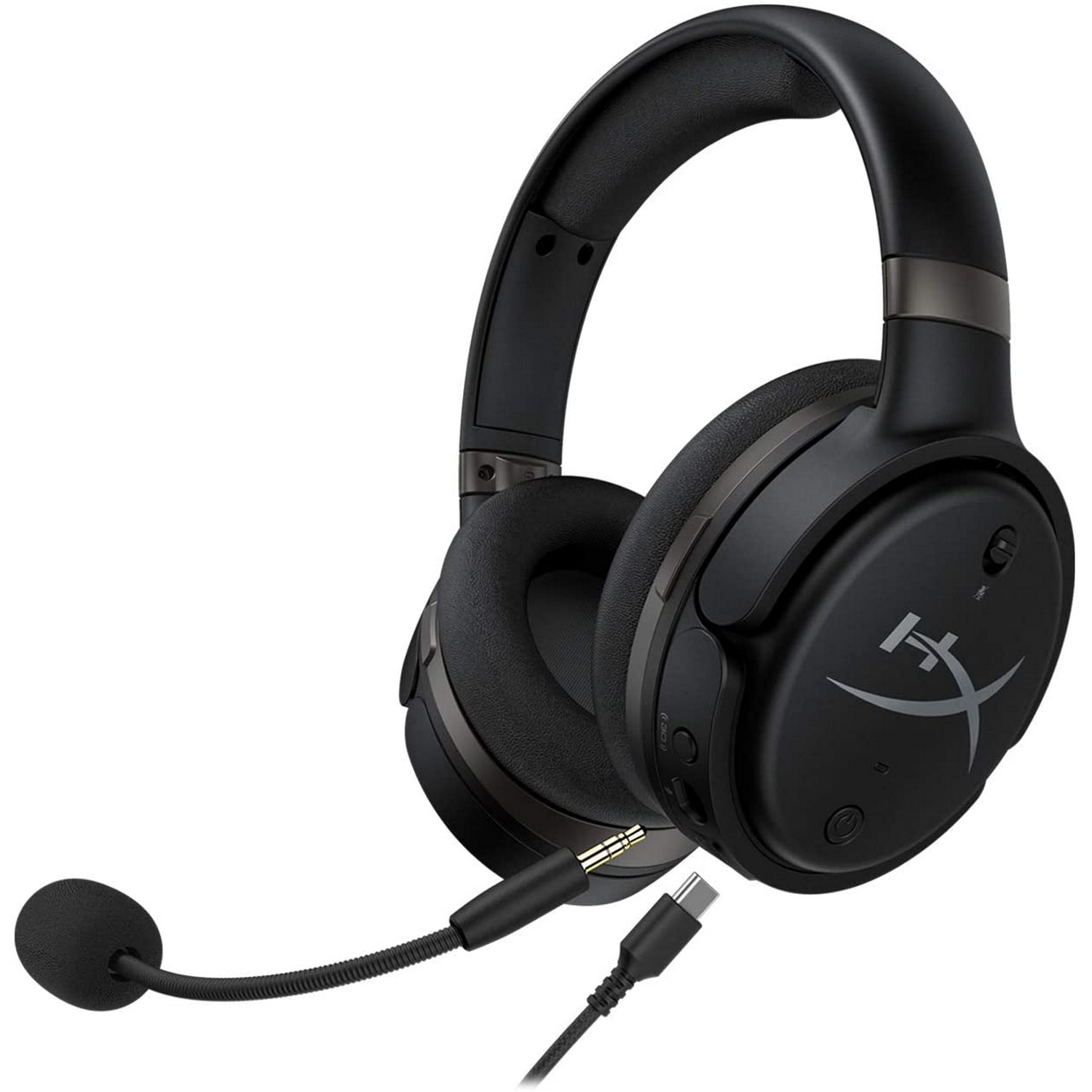 Auriculares gaming - HyperX Cloud Orbit, De diadema, Con/Sin cable, Multiplataforma, Micrófono, Negro y Gris