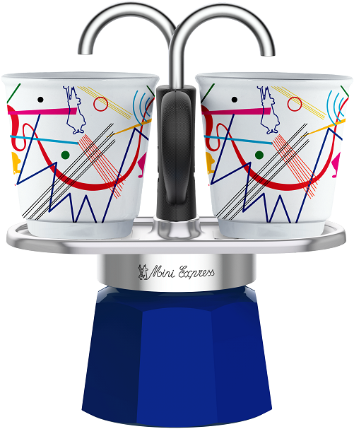 BIALETTI 1407/NP Mini Express Kandinsky kotyogós kávéfőző szett