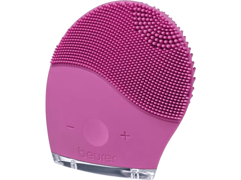 Cepillo facial - Beurer FC49, Función 2 en 1, IPX7, Tecnología de vibración, 15 Niveles intensidad, Rosa