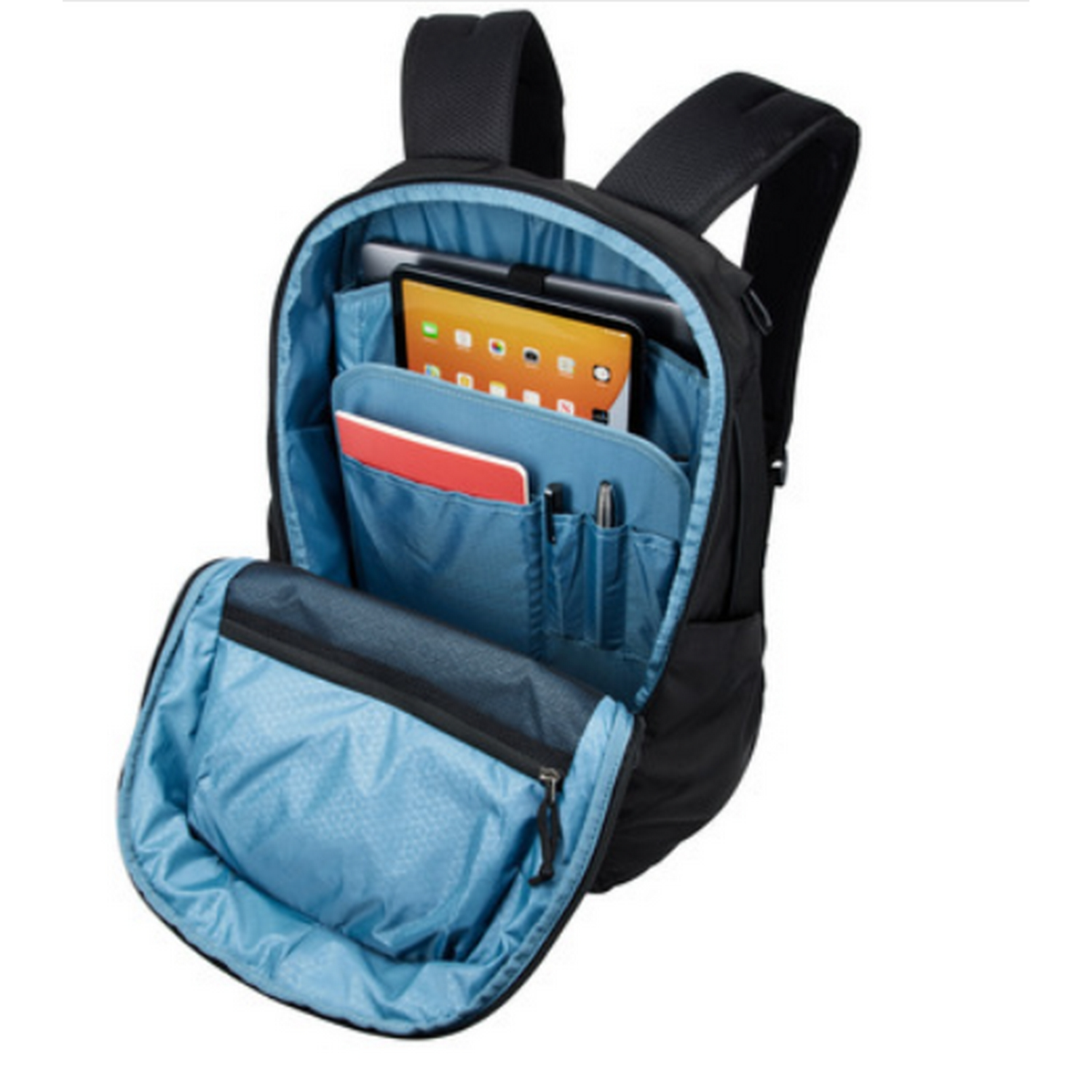Mochila para portátil - Thule Accent TACBP2316, Poliéster reciclado, 26 l, Compartimento SafeZone, Negro