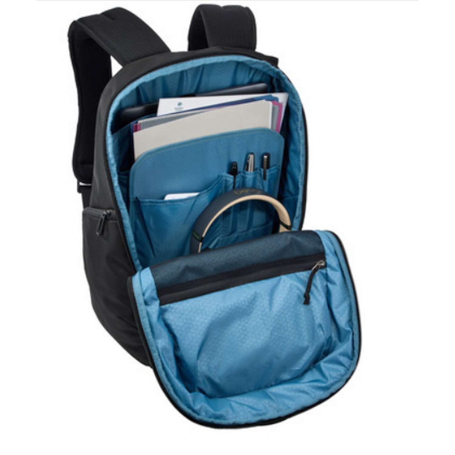 Mochila para portátil - Thule Accent TACBP2316, Poliéster reciclado, 26 l, Compartimento SafeZone, Negro