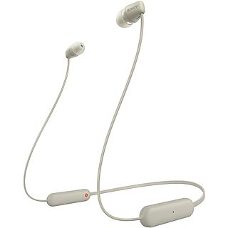 SONY WI-C100 - Draadloze oordopjes - Taupe 