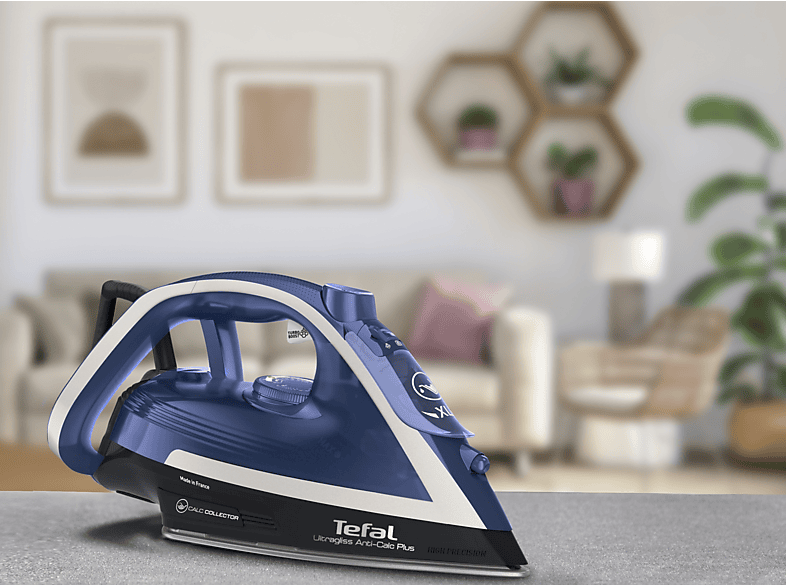 TEFAL FV6846 Ultragliss Plus Buharlı Ütü Mavi_3