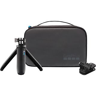 Kit de accesorios cámara deportiva - GoPro AKTTR-002, Para cámara GoPro, Clip giratorio magnético, Negro