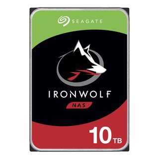 SEAGATE IronWolf NAS - Disque dur (HDD, 10 To, argent/noir)