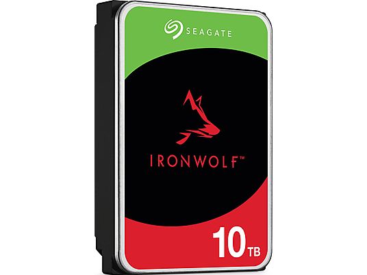 SEAGATE NAS IronWolf - Disco fisso (HDD, 10 TB, Argento/nero)