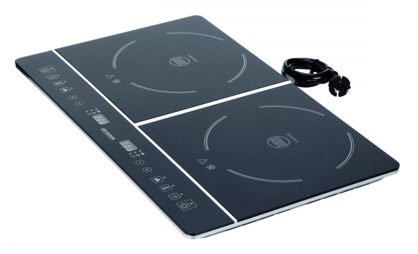 SEVERIN DK1031 Dupla indukciós főzőlap, kerámia, Ø 21cm x 2, 3400W, fekete